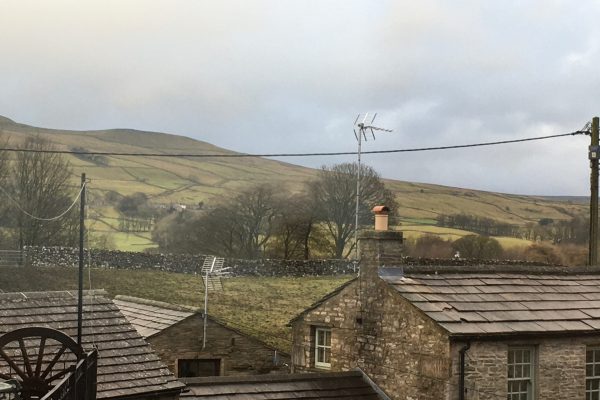 Laburnum House Hawes, View of Stags Fell from room 1